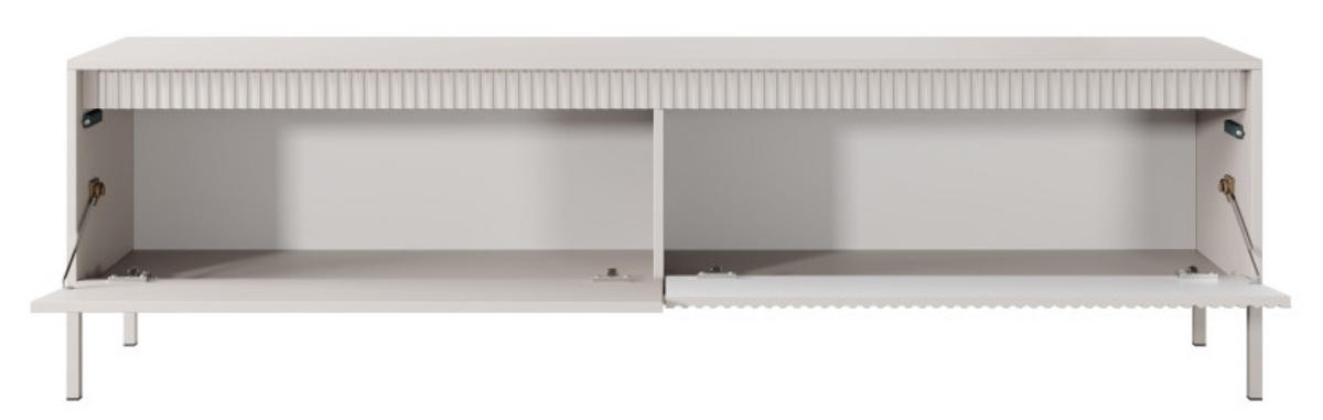SCHRANK Beige ENSO Auf Metallfüßen - Beige, Holzwerkstoff (187.1/53.4/39.5cm) - Sepro Meble