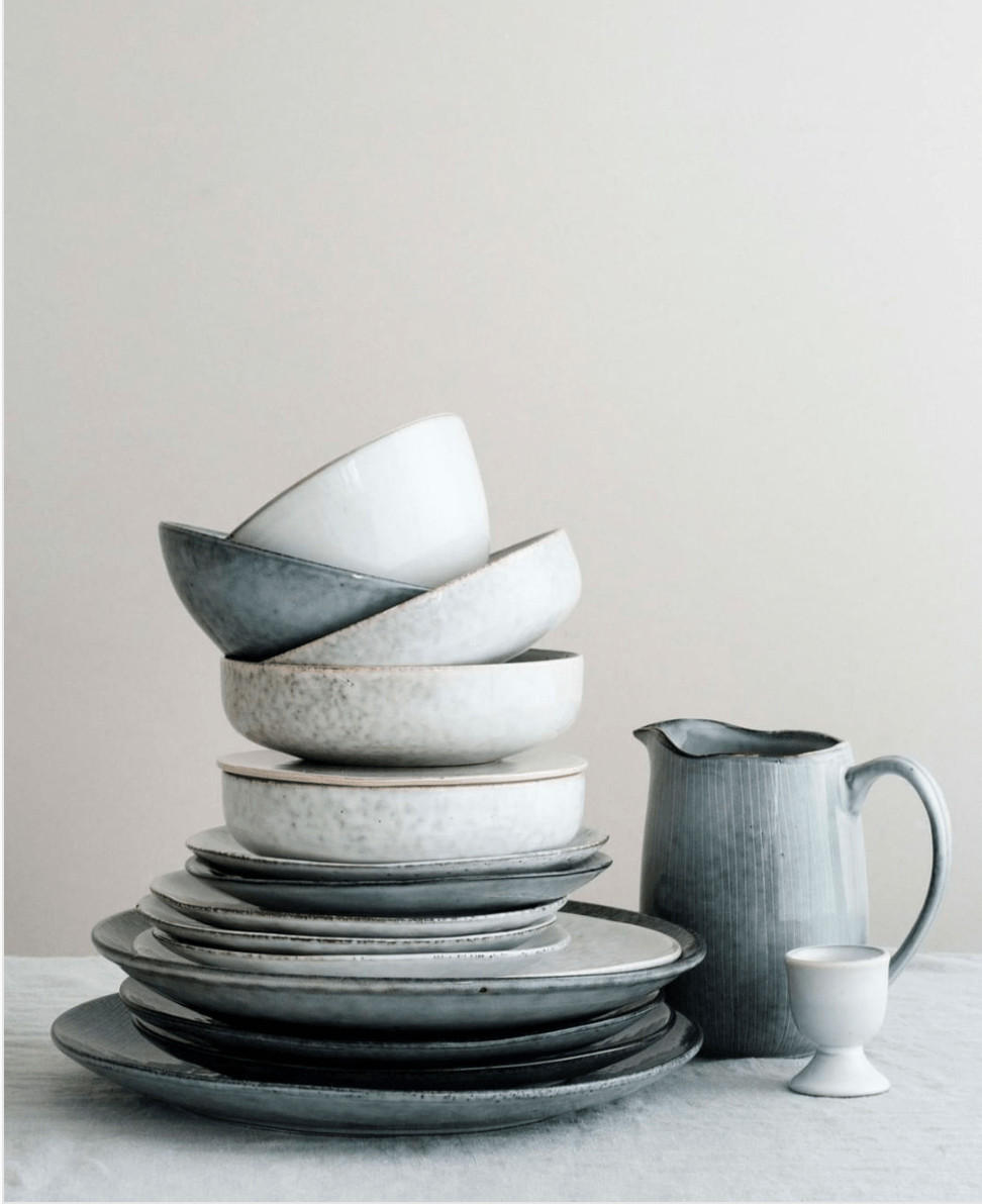 SCHALE Nordic Sand Ø22,5 cm - Creme, Keramik (22.5cm) - Broste Copenhagen