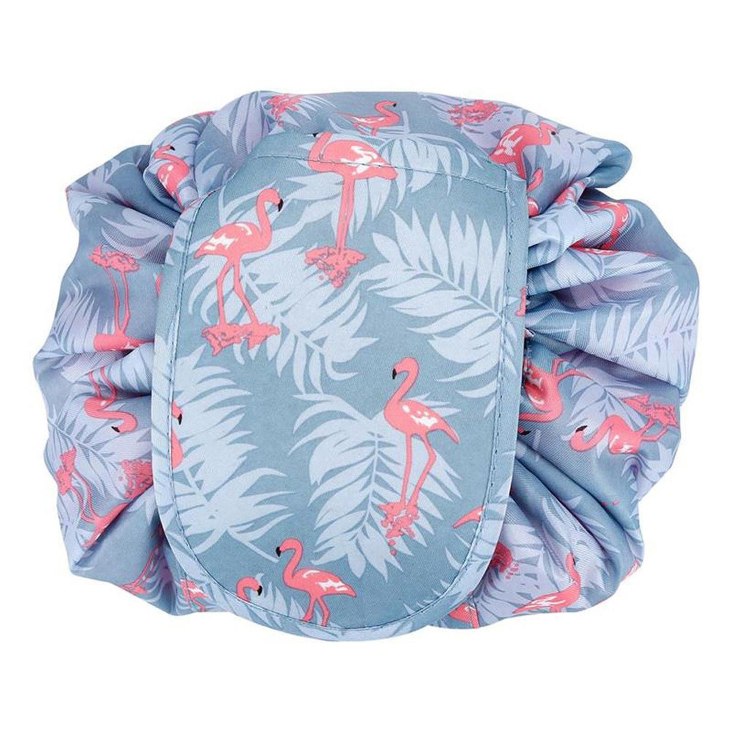 KOSMETIKTASCHE mit Reißverschlussfächern - Dunkelblau, Kunststoff (54/62cm) - Intirilife