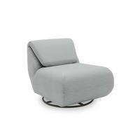 GARTENLOUNGE-RELAXSESSEL 2 Branwen 68x67x88 mit Outdoorbezug in silber - Silberfarben, Kunststoff (68/67/88cm) - 58aufmkessel