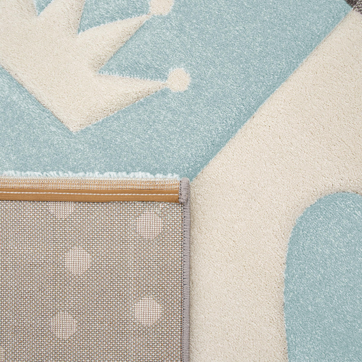 KINDERTEPPICH 120/120 cm Cosmo 339 - Blau, Textil (120/120cm) - Paco Home
