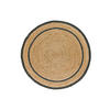 HANDWEBTEPPICH Grau Mahon 90/90 cm - Naturfarben/Grau, Naturmaterialien (90/90cm) - Atticgo