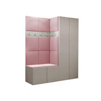 GARDEROBEN-SET Orion III - Kaschmir/Rosa, Holzwerkstoff/Kunststoff (158/186/46cm) - MIRJAN24