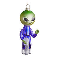 BAUMANHÄNGER Hang On Alien - Violett, Glas (4/14/5cm) - Butlers