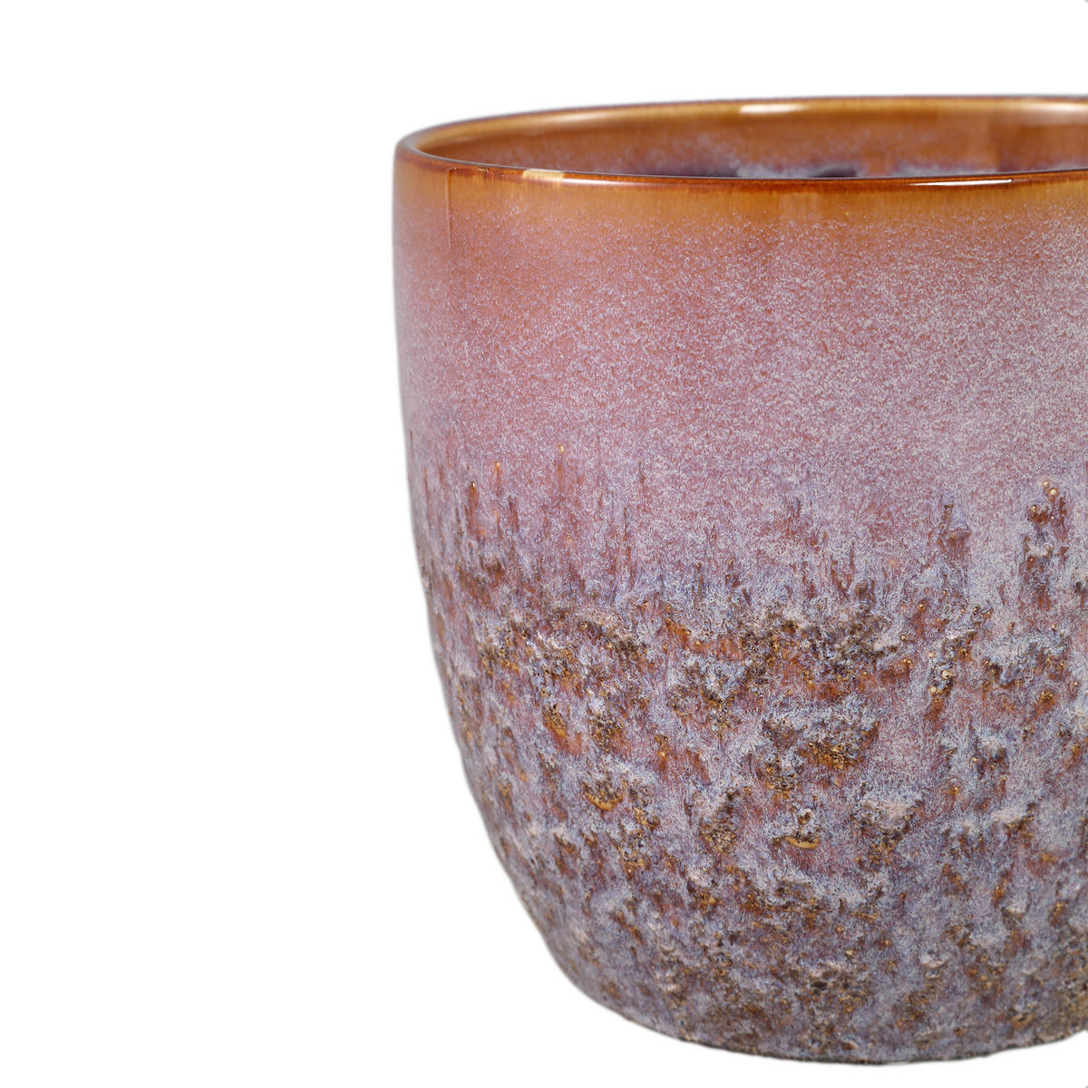 TOPF Harper Rosa 20.5/20.5/18cm - Pink, Keramik (18cm) - PTMD Collection