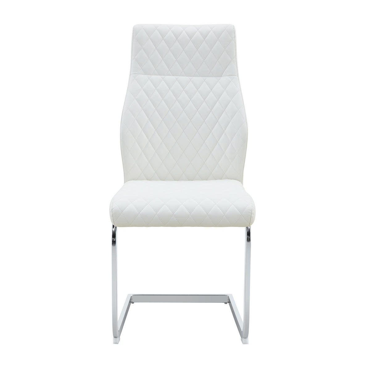 SCHWINGSTUHL DE-36563 2er-Set mit PU-Bezug und Metallrahmen Weiß - Weiß, Metall (63/100/43cm) - ComfortXL