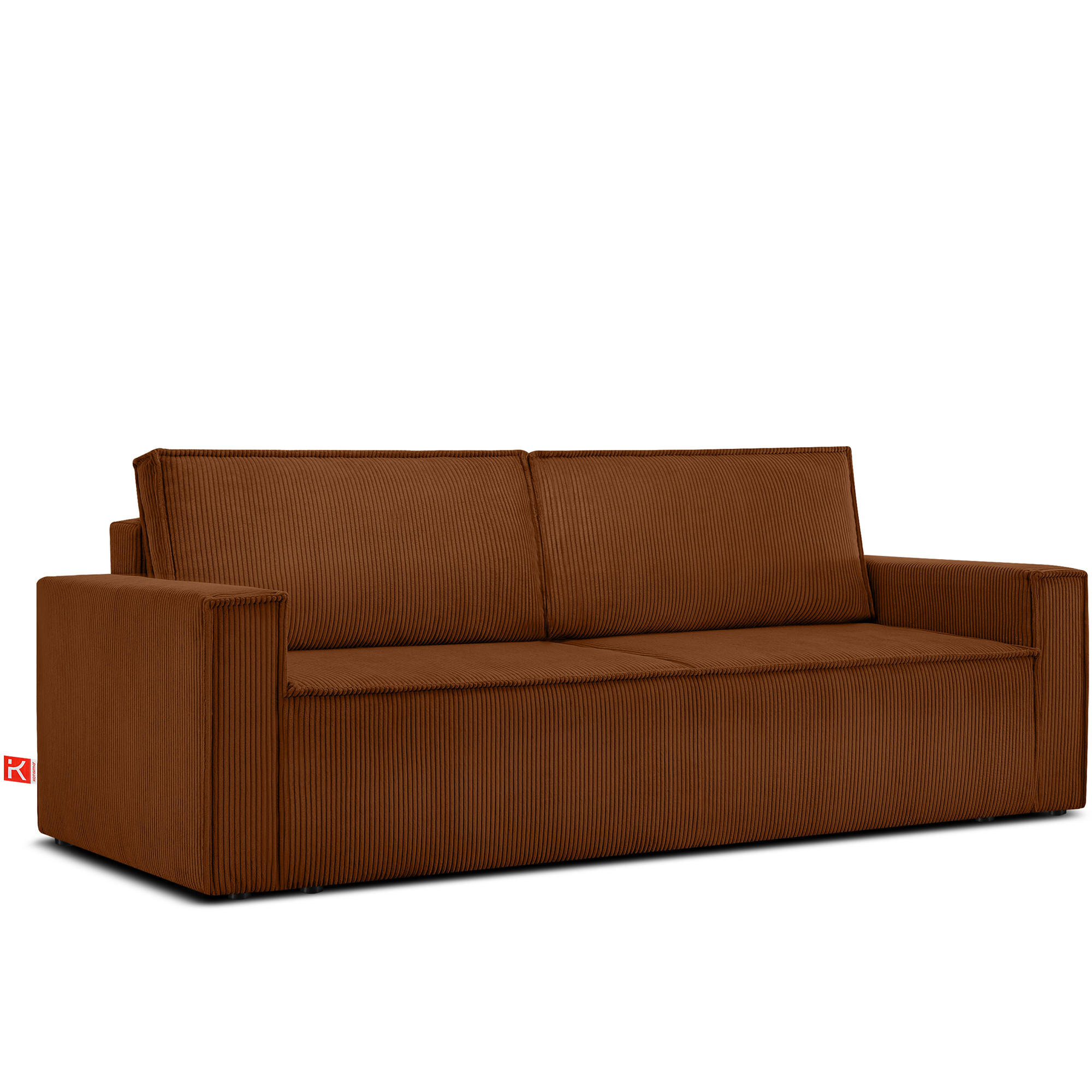 Konsimo® Schlafsofa Rot 228x89x101 cm