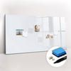 MAGNETTAFEL 120x60 Weiß schwarzer Marker - Weiß, Glas (120/0.4/60cm) - TULUP
