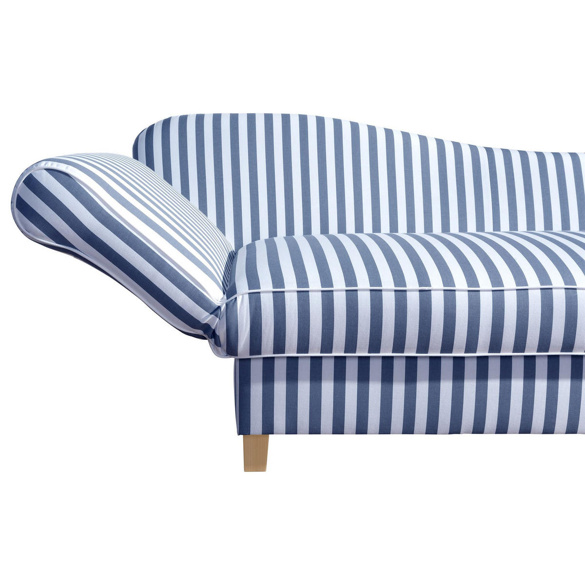 RECAMIERE Armlehne links Katia Flachgewebe blau - Blau, Kunststoff (190/82/88cm) - 58aufmkessel