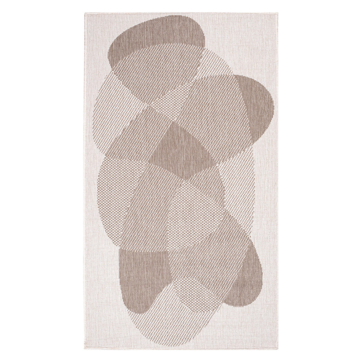 OUTDOOR-TEPPICH DuoRug 5835 Creme 80x150 cm - Beige, Textil (80/150cm) - carpet city
