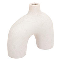 KERAMIKVASE Asy 17 cm - Weiß, Keramik (17cm) - Atmosphera Createur d´interieur