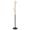 KLEIDERSTÄNDER ENRICO - Schwarz/Naturfarben, Holz (30/177/30cm) - IDIMEX