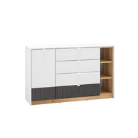 SIDEBOARD TORINO Weiß 138x40x86 cm - Weiß, Holzwerkstoff (138/86/40cm) - FURNLUX