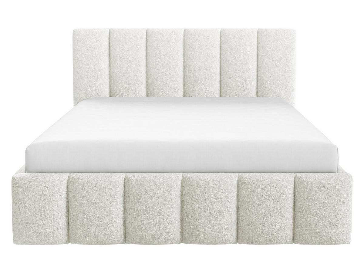 POLSTERBETT Lunaro - Creme, Holz/Textil (180/200cm) - MIRJAN24