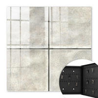 SCHLÜSSELBOX Schwarz 30x30 cm- Türöffnung nach rechts - Beige Fliesen - Beige, Metall (30/30/5cm) - TULUP