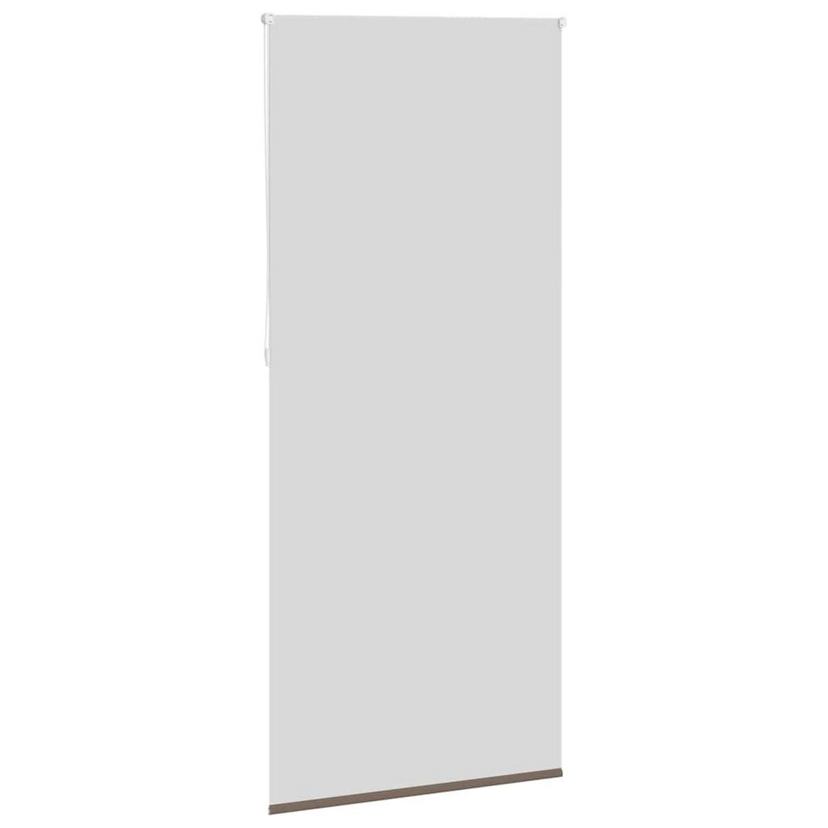 VERDUNKELUNGSROLLO 104,4/230 cm Stoffbreite 100 cm aus Polyester Braun - Braun, Textil (100/230cm) - vidaXL