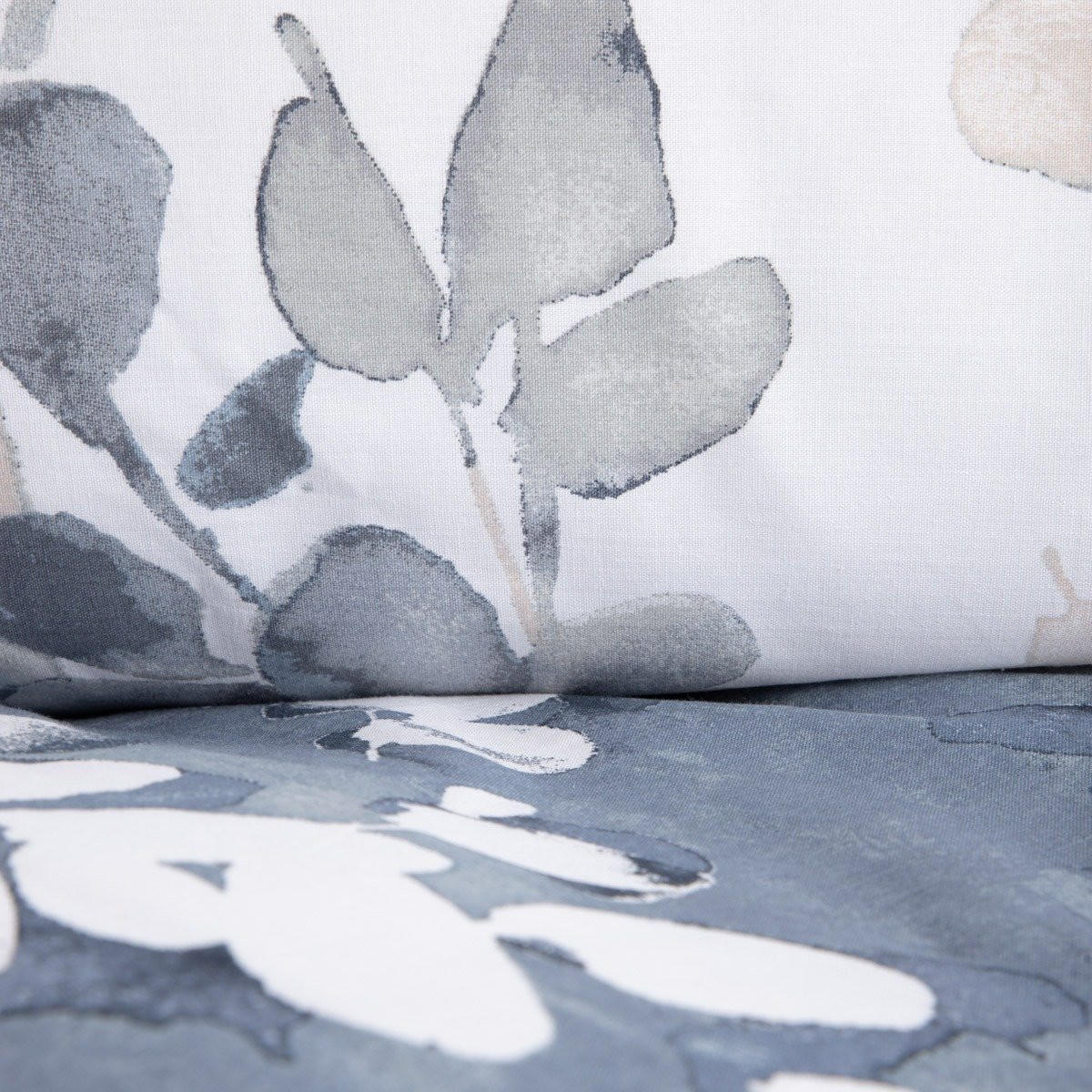 BETTWÄSCHE Nerina Baumwolle 160/200 cm - Blau, Textil (160/200cm) - Homla