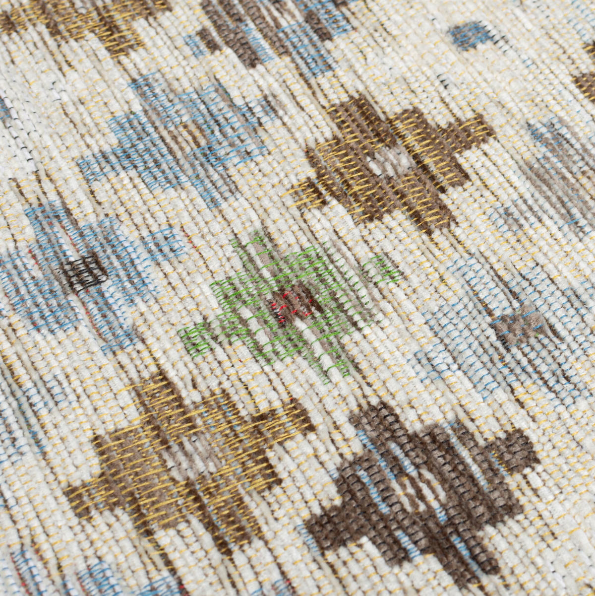 TEPPICH COQUET, mit Kreuz Muster, Erdtöne-Bunt, 200 x 290 cm - Beige, Textil (200/290cm) - KADIMA DESIGN