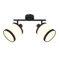 DECKENSTRAHLER Chambers Ⅲ 2-flammig 28/12/18 cm - Schwarz, Metall (28/12/18cm) - Nettlife