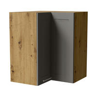 ECKHÄNGESCHRANK Oslo W12/60 Eiche Artisan / Dust Grey Matt 60 / 60 / 72cm - Eiche Artisan/Grau, Holz/Holzwerkstoff (60/72/60cm) - Feldmann-Wohnen