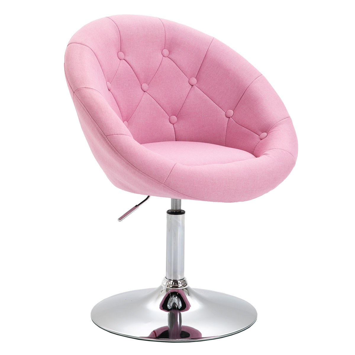 COCKTAILSESSEL HAVANNA Stoffbezug Pink - Pink/Silberfarben, Textil (62/88/58cm) - SVITA