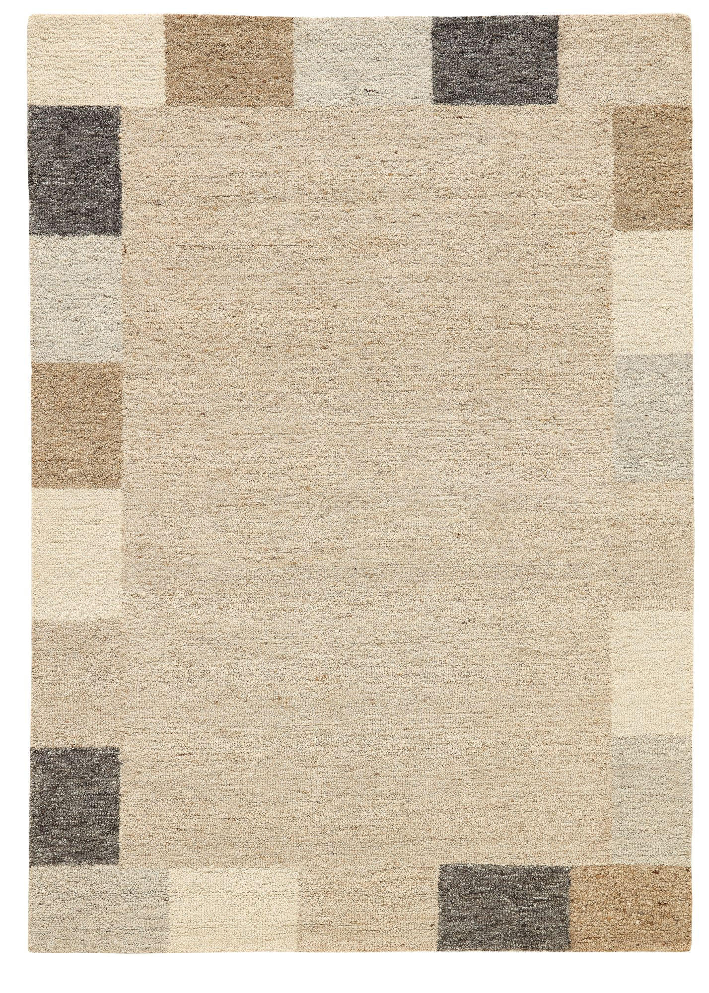 TUFTTEPPICH Natur Loop 70x140 cm - Sandfarben, Textil (70/140cm) - Natur Pur