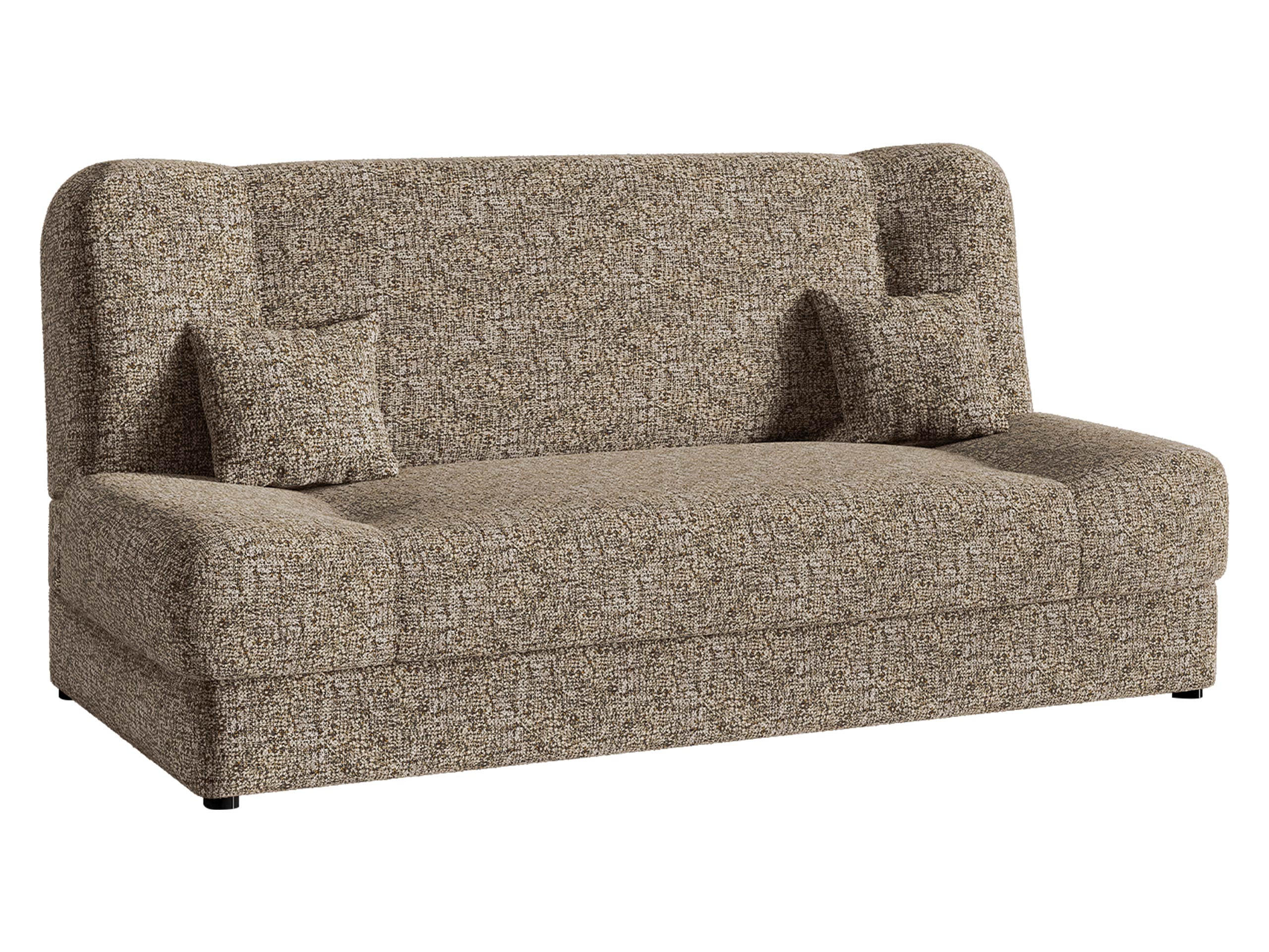 CANAPEA EXTENSIBILA Jonas - bej, material textil/lemn (195/86/87cm) - MIRJAN24