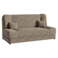 CANAPEA EXTENSIBILA Jonas - bej, material textil/lemn (195/86/87cm) - MIRJAN24
