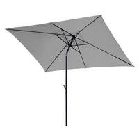 SONNENSCHIRM rechteckig 3x2m - Hellgrau, Textil (200/300cm) - SVITA