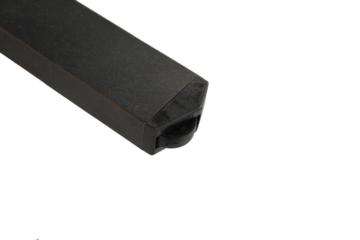 GARTEN BEISTELLTISCH Aluminium Dunkelbraun - Dunkelbraun, Metall (45/45/47cm) - ComfortXL