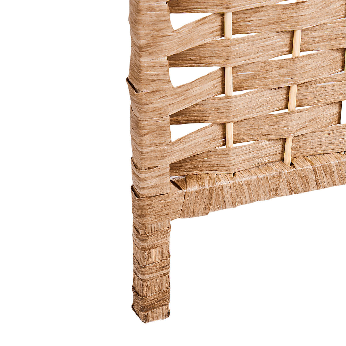 SEPARATOR DE CAMERĂ 4 piese maro 158/170 cm Trafoi - maro, lemn (158/170/7cm) - Beliani