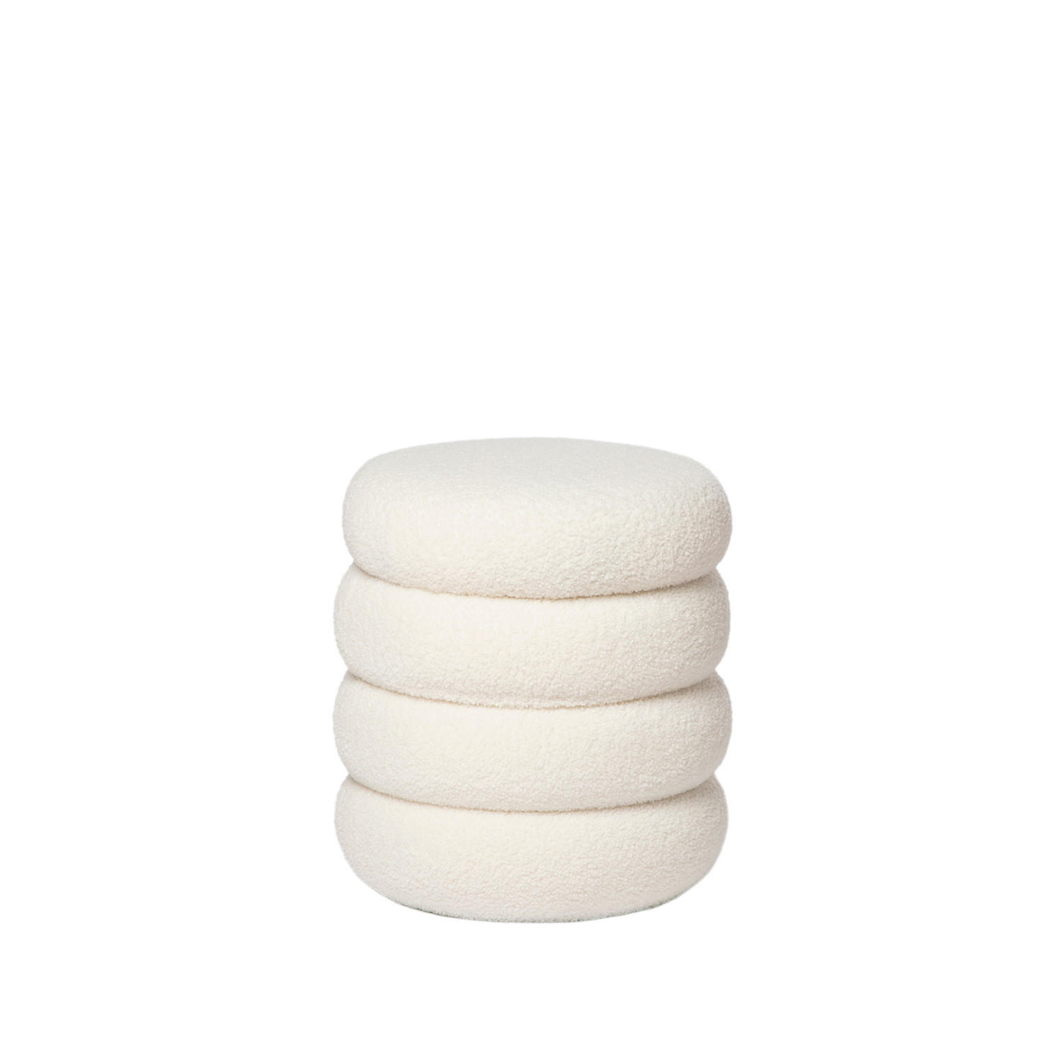 Klast Home Pouf Weiß 40x42x40 cm