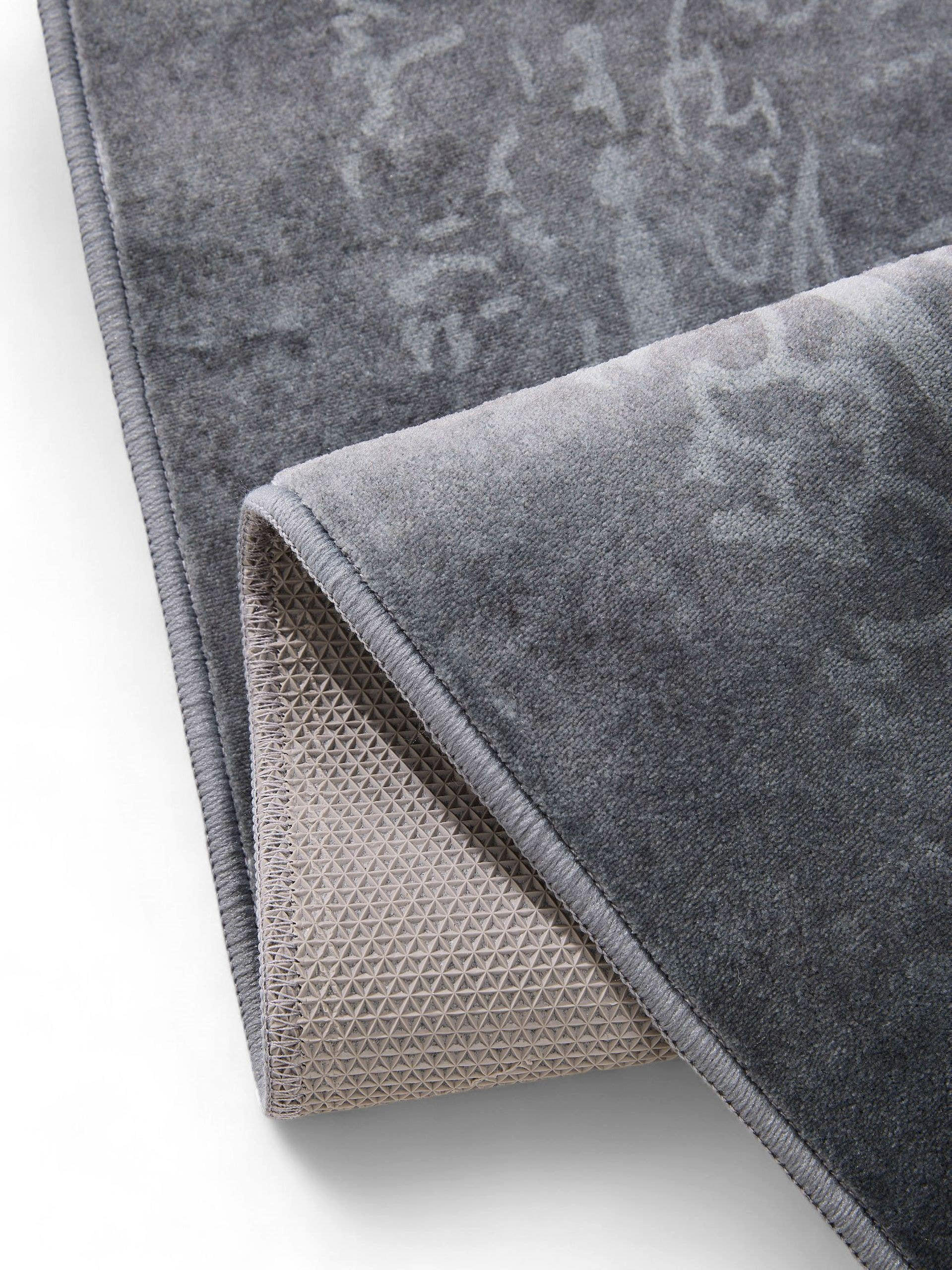 VINTAGE-TEPPICH Miray waschbar 120/170 cm - Creme/Grau, Kunststoff (120/170cm) - benuta Nest