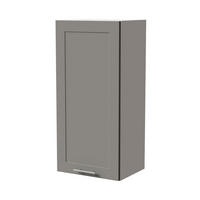 HÄNGESCHRANK Oslo W4/45 Weiß / Dust Grey Matt 45 / 32,5 / 96cm - Weiß/Grau, Holz/Holzwerkstoff (45/96/32.5cm) - Feldmann-Wohnen