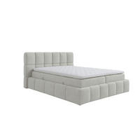 BOXSPRINGBETT AURA mit Topper und Bettkasten, Creme, H3 Bonell, 160x200 cm - Creme, Textil (160/200cm) - KS Home Concept