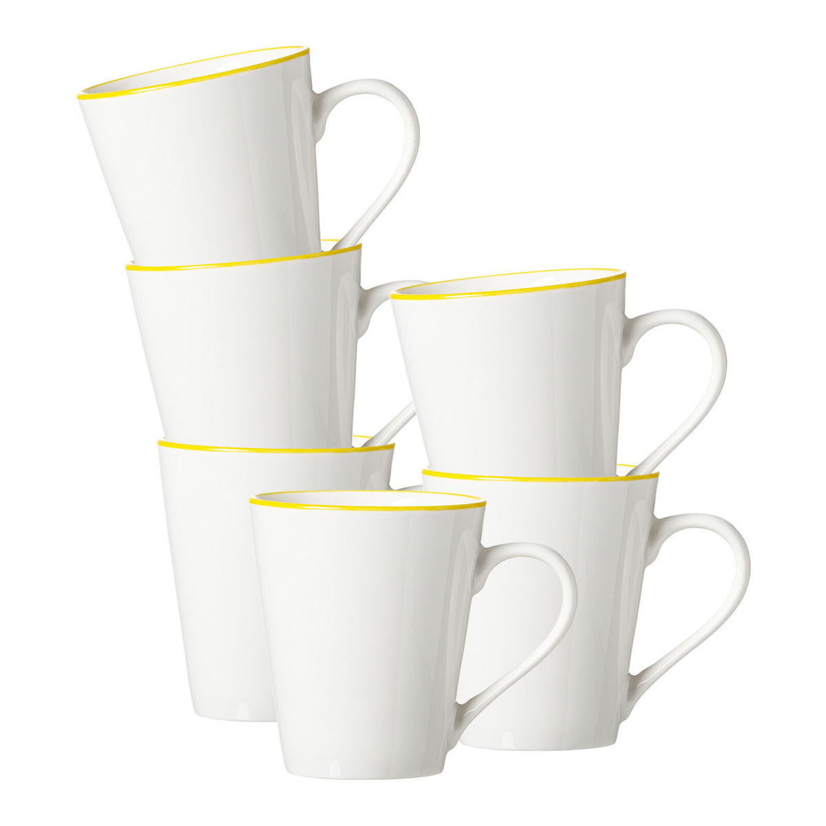 HENKELBECHER Adela gelb 300 ml 6er Set - Gelb, Keramik (0.3L) - Ritzenhoff Breker