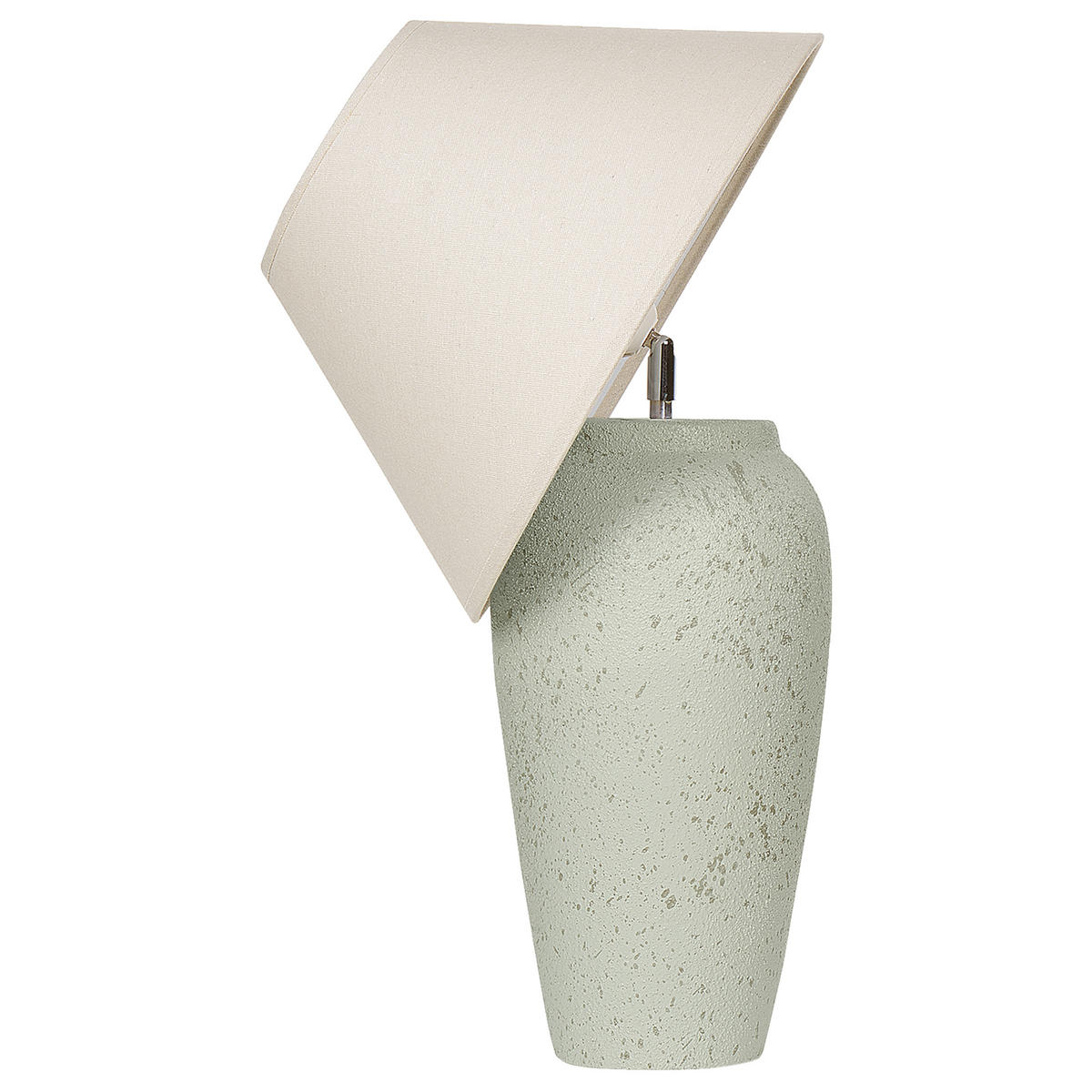 TISCHLEUCHTE Weiß Amblo - Weiß, Keramik (35/35/57cm) - Beliani