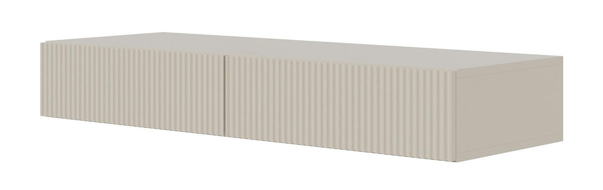 HÄNGE-SCHMINKTISCH Veldio greige 110 cm - Taupe, Holzwerkstoff (110/16/40cm) - Selsey