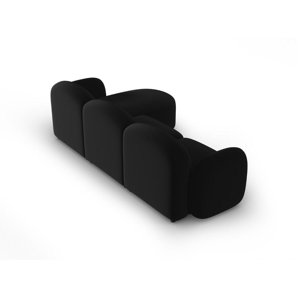 Thumbnail - Micadoni Ecksofa, Schwarz, Textil, 4-Sitzer, L-Form, 272x155 cm, Hergestellt in Europa, Wohnzimmer, Sofas & Couches, Woh...