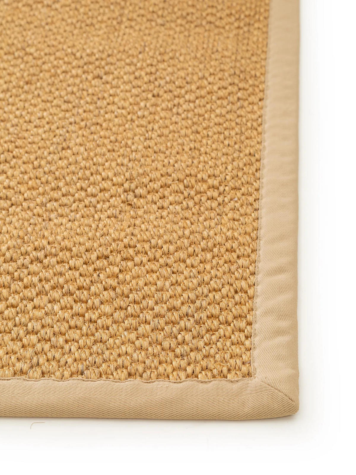 SISALTEPPICH Greta Beige 200x200 cm - Beige, Textil (200/200cm) - benuta Pure