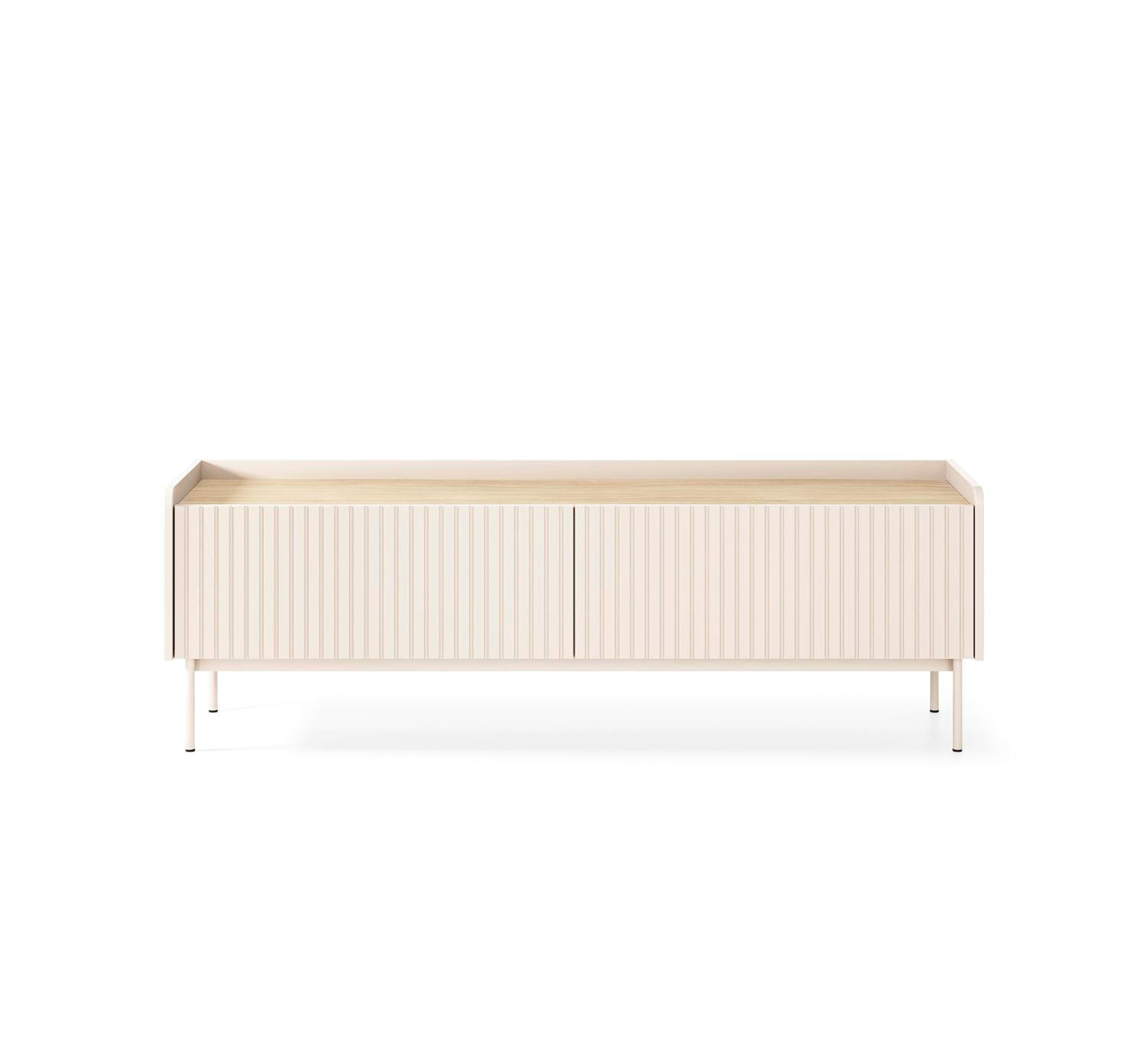 TV-SCHRANK Levant 153 Beige, Tv-Tisch - Beige, Holzwerkstoff (153/50/38cm) - Bettso