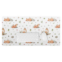 SCHREIBTISCHUNTERLAGE 90x45 cm Bunt - Pastellgrün, Kunststoff (1.6/90/45cm) - Wallfluent