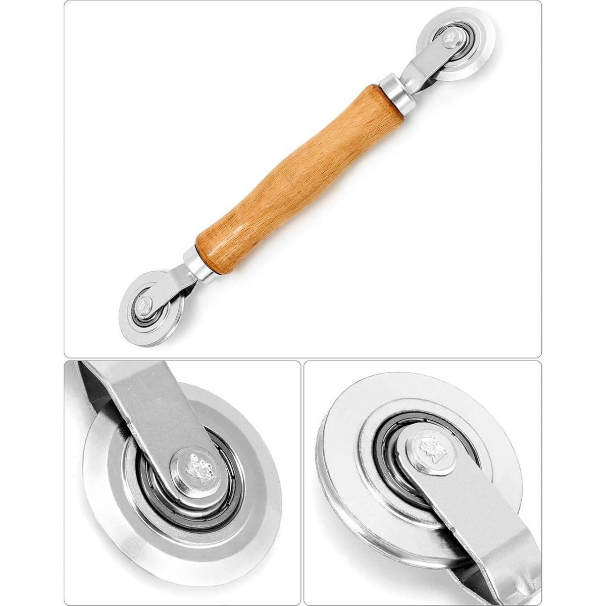 FLIEGENGITTER Reparatur Set 3-teilig mit Kedergummi 5 mm x 15 m - Schwarz, Metall (3.8/3.7/22cm)