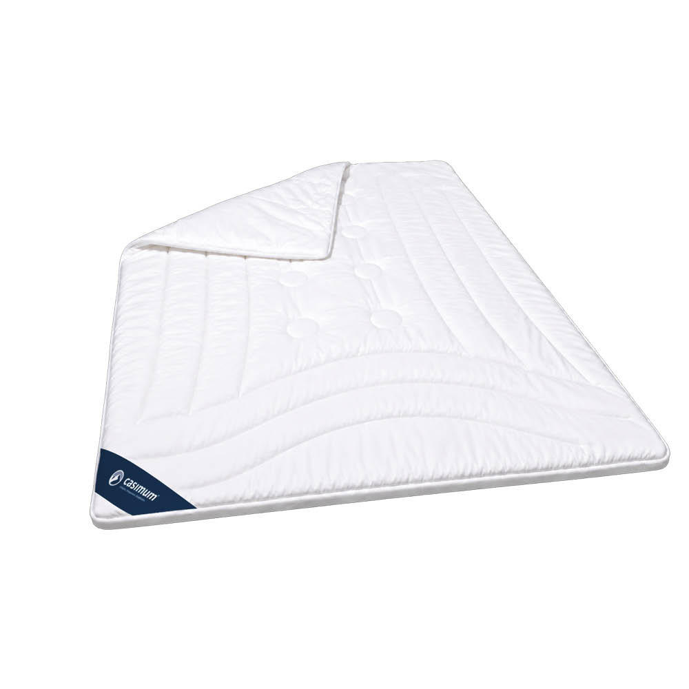 STEPPBETT Kamelhaar 240x220 cm Warm, Winterdecke 100% Kamelflaumhaar - Weiß, Textil (240/220cm) - casimum