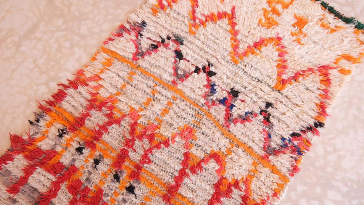 BERBERTEPPICH aus reiner Wolle 80x 186 cm - Multicolor, Naturmaterialien (80/186cm) - AFK Living