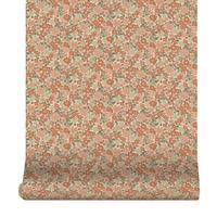 VLIESTAPETE - Kleine blumen 1000x53cm - Terracotta, Papier/Kunststoff (53/1cm) - Superfresco Easy