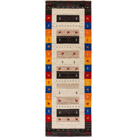 WOLLTEPPICH-LÄUFER Jamal Multicolor 80x250 cm - Multicolor, Naturmaterialien/Textil (80/250cm) - benuta Nest