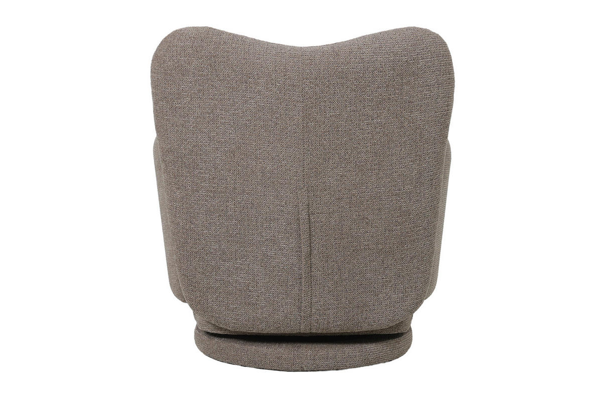 DREHSESSEL Verona, Webstoff, Beige - Beige, Textil (76/80/78cm) - dasmöbelwerk