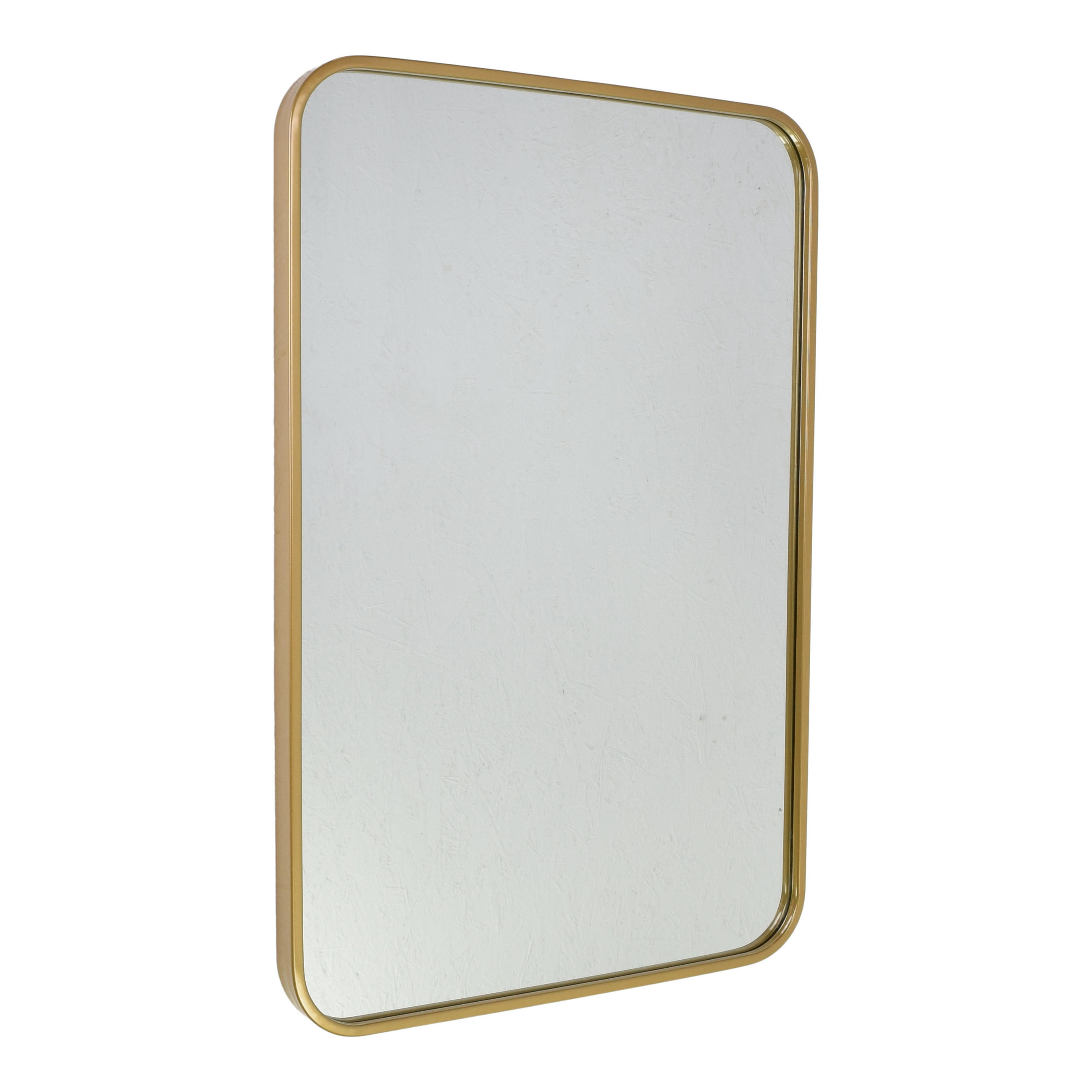 WANDSPIEGEL Boston Gold - Goldfarben, Metall (50/75/4cm) - Fragix