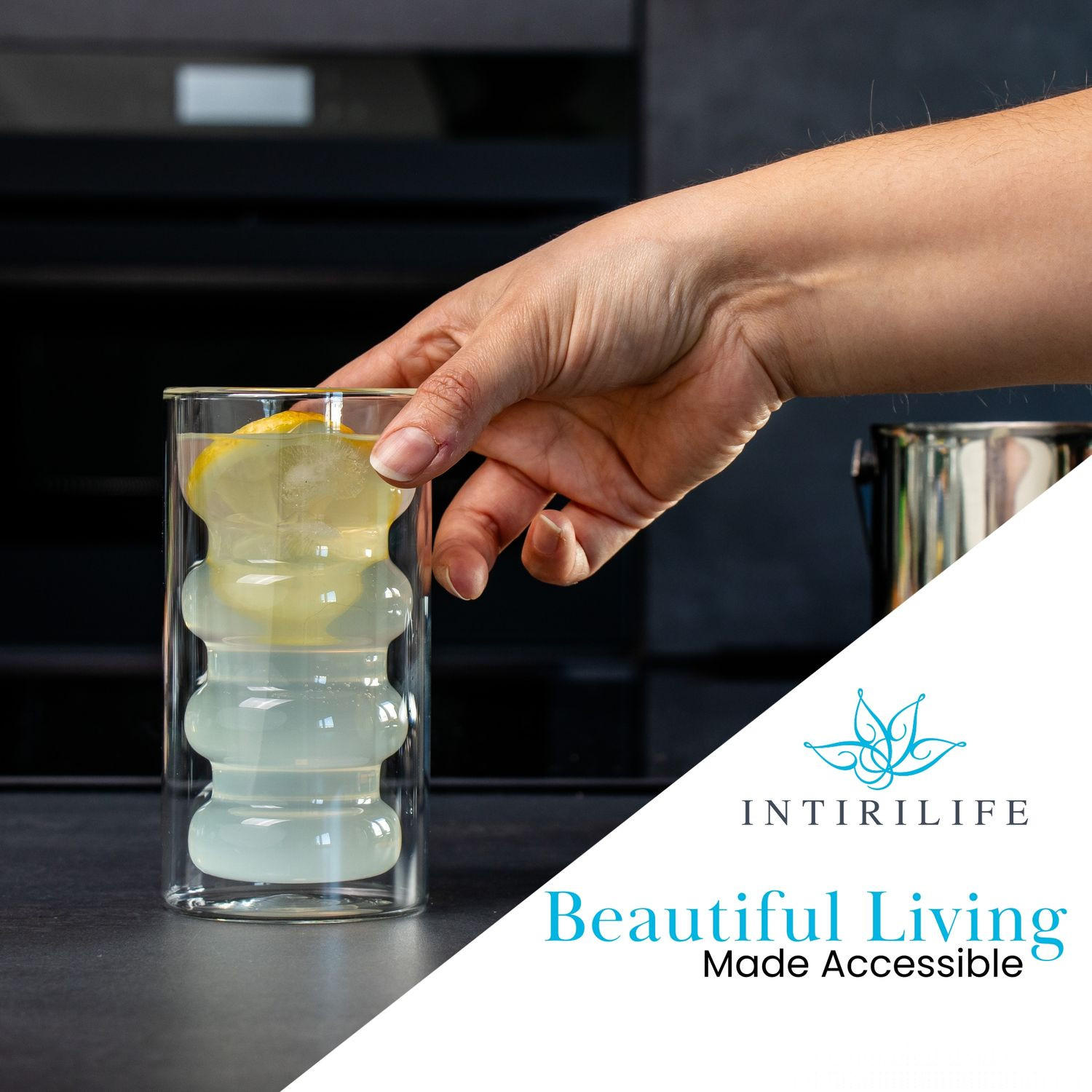 KAFFEE GLAS 260ml - Transparent, Glas - Intirilife
